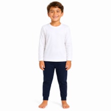 Camiseta Flanelada Térmica Manga Longa Lisa 7321 - Bicho Bagunça