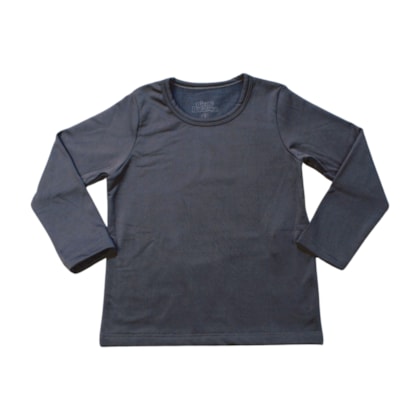 Camiseta Flanelada Térmica Manga Longa Lisa 7323 - Bicho Bagunça