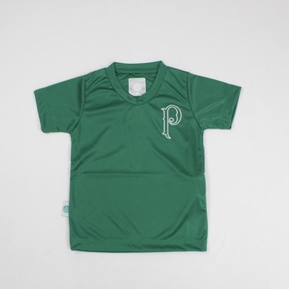 Camiseta Gola V Manga Curta Bordada Palmeiras 0343 - Revedor
