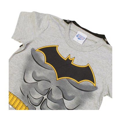 Camiseta Manga Curta Batman com Capuz 70073 - Kamylus
