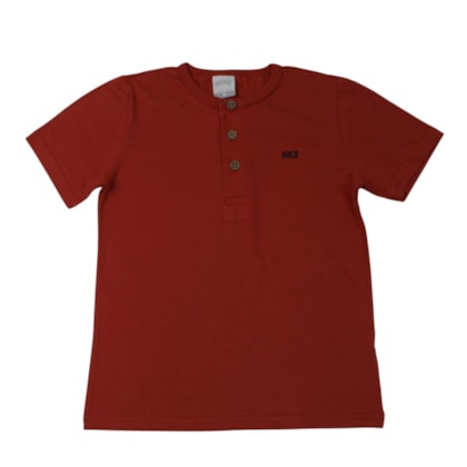 Camiseta Manga Curta Bordada e Botões Nikko - 00268 - Alakazoo
