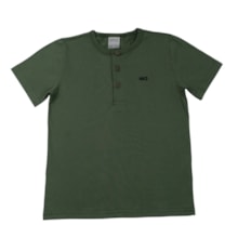 Camiseta Manga Curta Bordada e Botões Nikko - 00268 - Alakazoo