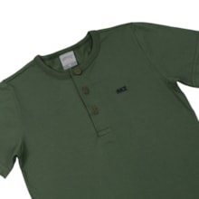Camiseta Manga Curta Bordada e Botões Nikko - 00268 - Alakazoo