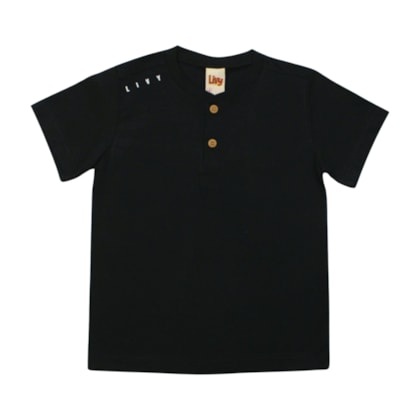 Camiseta Manga Curta com Botões 9335 - Livy
