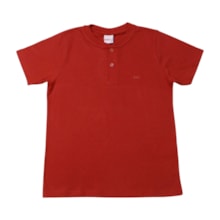 Camiseta Manga Curta com Botões Lisa 200017 - Kaiani 