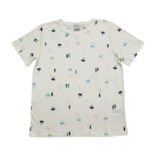 Camiseta Manga Curta em Malha Estampa Coqueiros 45933 - Alakazoo