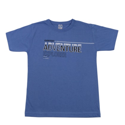 Camiseta Manga Curta Estampa Adventure 100 - Cleomara