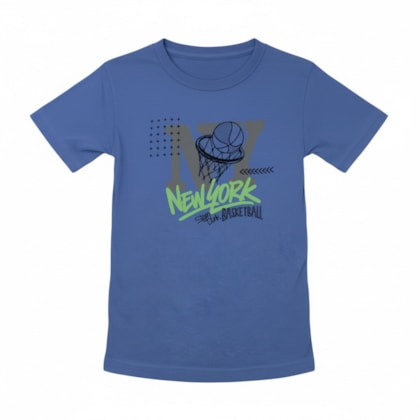Camiseta Manga Curta Estampa Basketball 100 - Cleomara