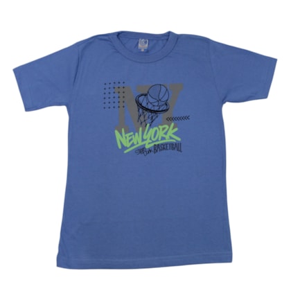 Camiseta Manga Curta Estampa Basketball 100 - Cleomara