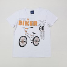 Camiseta Manga Curta Estampa Bike 1534515 - Duduka