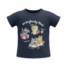 Camiseta Manga Curta Estampa Cachorros 92 - Cleomara
