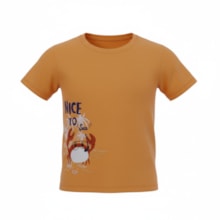 Camiseta Manga Curta Estampa Caranguejo 92 - Cleomara