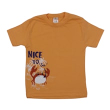 Camiseta Manga Curta Estampa Caranguejo 92 - Cleomara