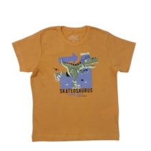 Camiseta Manga Curta Estampa Dino 25003 - Bicho Bagunça