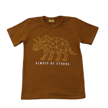 Camiseta Manga Curta Estampa Dino 27276 - Rollu