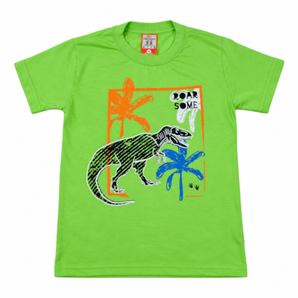Camiseta Manga Curta Estampa Dino 96 - Cleomara