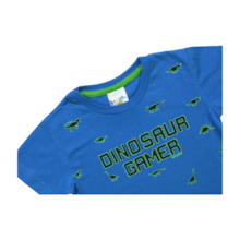 Camiseta Manga Curta Estampa Dinossauros 07896 - Solinho