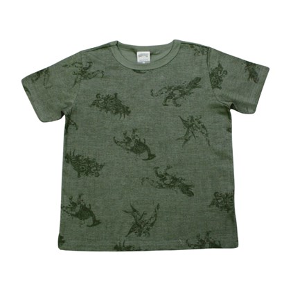 Camiseta Manga Curta Estampa Dinossauros 39739 - Alakazoo