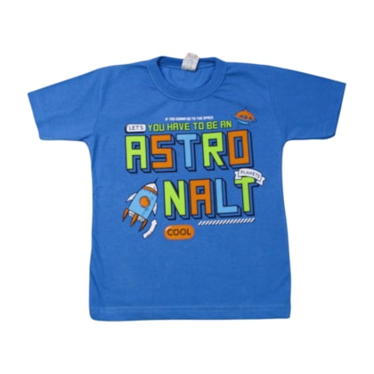 Camiseta Manga Curta Estampa Espaço 96 - Cleomara
