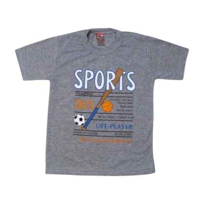 Camiseta Manga Curta Estampa Esportes  96 - Cleomara
