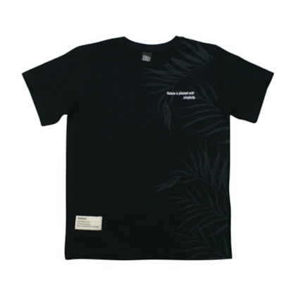 Camiseta Manga Curta Estampa Folhas 9350 - Livy  