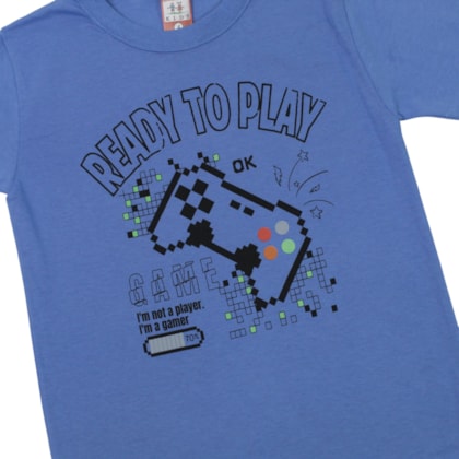 Camiseta Manga Curta Estampa Game 96 - Cleomara