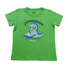 Camiseta Manga Curta Estampa Geniossauro 45482 - Rei Rex 
