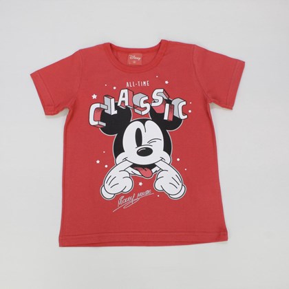 Camiseta Manga Curta Estampa Mickey 73004 - Kamylus