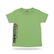 Camiseta Manga Curta Estampa Monster  92 - Cleomara