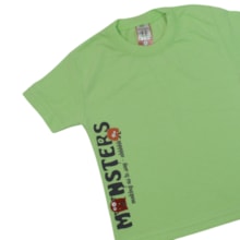 Camiseta Manga Curta Estampa Monster  92 - Cleomara
