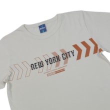 Camiseta Manga Curta Estampa Nova York 47146 - Rei Rex