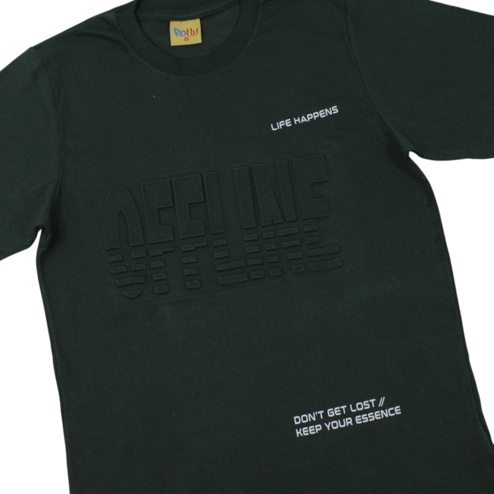 Camiseta Manga Curta Estampa Off 27280 - Rollu