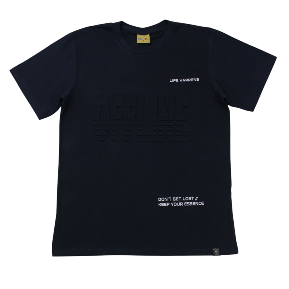 Camiseta Manga Curta Estampa Off 27280 - Rollu
