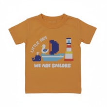 Camiseta Manga Curta Estampa Pato 92 - Cleomara