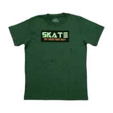 Camiseta Manga Curta Estampa Skate 4307 - Bicho Bagunça 