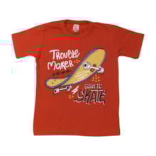 Camiseta Manga Curta Estampa Skate 96 - Cleomara