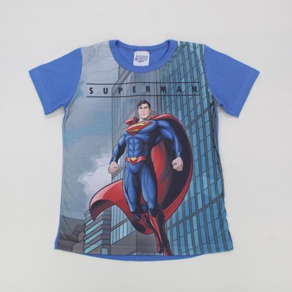 Camiseta Manga Curta Estampa Super Homem 70023 - Kamylus