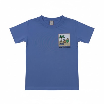 Camiseta Manga Curta Estampa Surf 96 - Cleomara