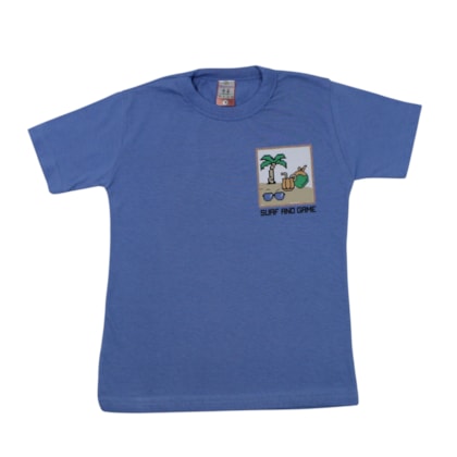 Camiseta Manga Curta Estampa Surf 96 - Cleomara