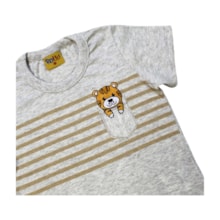 Camiseta Manga Curta Estampa Tigre 24202 - Rollu