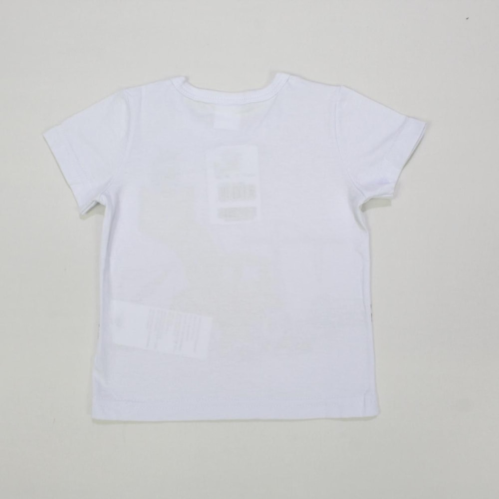 Camiseta Infantil Estampa Trator Manga Curta