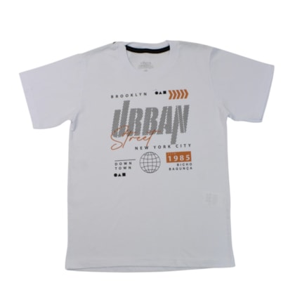 Camiseta Manga Curta Estampa Urban 45003 - Bicho Bagunça