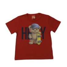 Camiseta Manga Curta Estampa Urso Skate 1001859 - Kyly