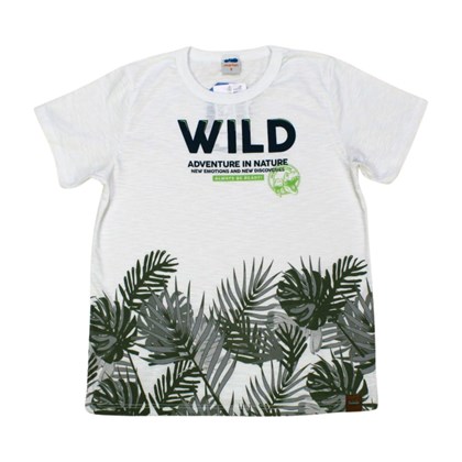 Camiseta Manga Curta Estampa Wild 42680 - Marlan