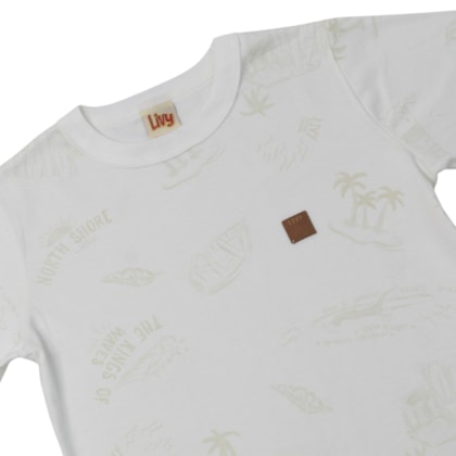 Camiseta Manga Curta Estampada 9961 - Livy
