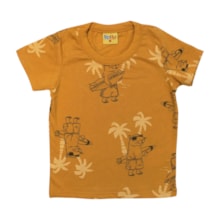 Camiseta Manga Curta Estampada Capivara 25231 - Rollu