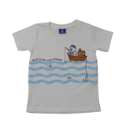 Camiseta Manga Curta Estampada Pescador 18874 - Teddy