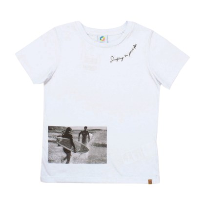 Camiseta Manga Curta Estampada Praia 47515 - Alenice