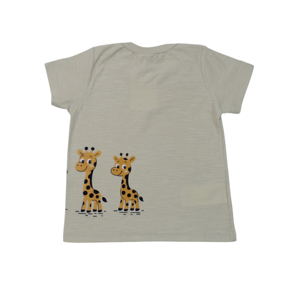 Camiseta Manga Curta Estampada Safari 27205 - Rollu