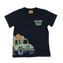 Camiseta Manga Curta Estampada Safari 27240 - Rollu